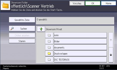 Scan-to-Folderbrowse